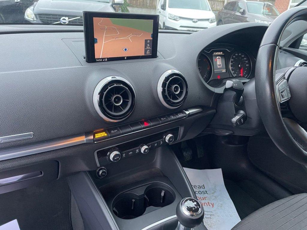 Audi A3 2.0 TDI Sport Sportback 5dr Diesel Manual Euro 6 (s/s) (150 ps)